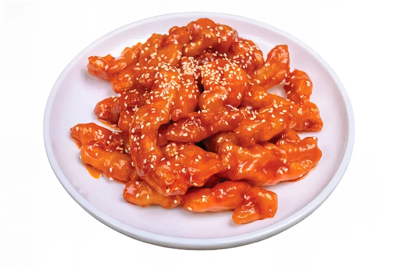 Our crispy chicken slices with honey
